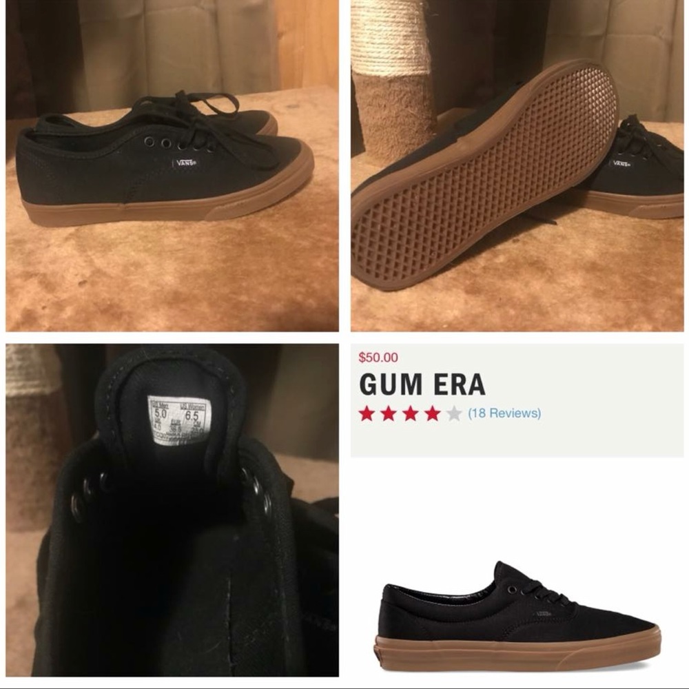 Black Vans “Gum Era”